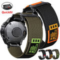 Für Garmin Fenix 3 HR 5 5X Plus 6 6X 7 7X Pro Epix Quickfit Nylon Ersatz Armband