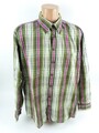 Camel Herren Hemd Gr. XL Regular Fit langarm Grün kariert Freizeithemd (17247)