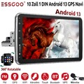 10" 1 DIN Android 13 360° Drehbarer Autoradio GPS Navi FM BT WiFi RDS Bildschirm