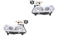 Scheinwerfer Set Halogen passend für Renault Megane II 01/06- H7 H1 Nebel Leu.