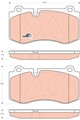 TRW Bremsbelagsatz Scheibenbremse COTEC GDB1733 für MERCEDES KLASSE W211 SL C219
