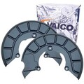 2X VAICO SPRITZBLECHE BREMSSCHEIBEN VORNE LINKS RECHTS PASSEND FÜR AUDI A1 A3