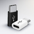 Micro-USB auf USB-C Typ-C Adapter Stecker wandelt USB 2.0 Typ B zu USB 3.1 Typ C