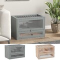 PawHut 2 Ebenen Holz Hamsterkäfig Mäuse Nagerstall Kleintiere