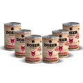 6 x 800g Hundefutter Dozer Schwein Premium Nassfutter Schweinefleisch Dose