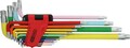 KS TOOLS Torx-Winkelstiftschlüssel-Satz, extra lang, 14-tlg