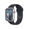 Apple Watch Series 9 41mm - GPS - Alu - Sportarmband  Silber Polar Schwarz