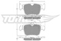 Bremsbelagsatz Scheibenbremse TOMEX Brakes TX 60-10 für VW GOLF 8 CD1 DA1 CADDY