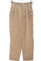 H&M Stoffhose Damen Hose Gr. DE 38 nude Casual-Look