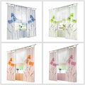 Vorhang Wohnzimmer Gardinen mit Schlaufen Stores Schlaufenschal Transparent