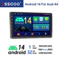 9" Autoradio Für Audi A4 8E 8H B6 B7 2000-2009 Android14 GPS Navi BT RDS 1+32GB