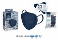 10x  FFP2 Maske 5-lagig Blau Mundschutz Atemschutz CE Zertifiziert