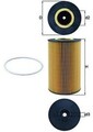 MAHLE ORIGINAL OX 425D Ölfilter Filtereinsatz für MAN HOCL für VISEON C Series