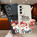 Hülle für Samsung S24 Ultra S23 FE S22 A16 A55 Weihnachten Stoßfeste Schutz Case