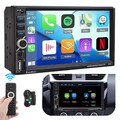 7 Zoll Doppel 2 DIN Autoradio Carplay Android Auto Bluetooth USB AUX TF Kamera
