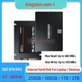 Samsung 870 EVO SSD 500GB 250GB 1TB 2TB SATA 3 Laptop Internal Solid State Drive