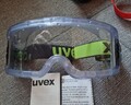 Uvex  Vollsicht-Schutzbrille Überbrille Sicherheitsbrille Augenschutz Grey Clear