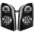 Scheinwerfer Set Satz für VW Crafter Bj. 06-13 schwarz H7/H7 elektrische LWR