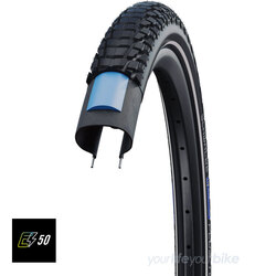 SCHWALBE MARATHON PLUS TOUR 28" REIFEN 2.0" E-BIKE TREKKING 50-622 STADT FAHRRAD
