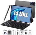 2025Neueste 14 Zoll Tablet 24GB RAM 256GB Android15 Tablet SIM2 LTE 5G WiFi6 GPS