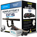 Für VW Golf Plus Typ 5M1,521 Anhängerkupplung abnehmbar +eSatz 13pol 05- AHK