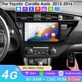 Für Toyota Auris 2013-2016 Android 13 Auto CarPlay Radio GPS WIFI DSP BT 8+128GB