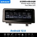 10,25" Android 13 Autoradio 8-Kern DAB+ CarPlay Navi BMW 1er F20/F21 2er F22/F23