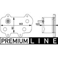 Mahle CLC 61 000P Ölkühler Motoröl für PORSCHE 911 997