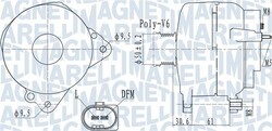 MAGNETI MARELLI Generator 063732118010 für AUDI SEAT SKODA VW