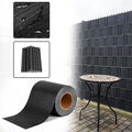 130m PVC Sichtschutzmatte Sichtschutz Balkon Zaun Sichtschutzfolie Anthrazit