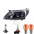 Halogen Scheinwerfer links H7 für Saab 9-3 Cabriolet Kombi inklusive Lampen
