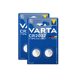 2x Varta CR2032 CR 2032 2er Blister Knopfzelle Batterie 3V Lithium