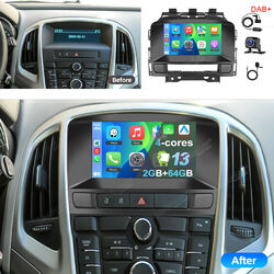 Android 13 DAB Autoradio 64G Carplay Für Opel Astra J Buick EXCELLE Verano 10-14