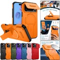 Robuste MagSafe Hülle Ständer Cover Für iPhone 17 16 15 14 13 12 11 Pro Max Plus