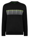 Hugo Boss Sweatshirt Herren Salbo 1 schwarz bestickt Logo Größe Large Neu Original