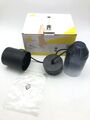 Trio Leuchten Pendelleuchte Robin, Schwarz matt, Glas rauchfarbig, E27