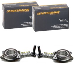 2x DENCKERMANN RADLAGER-SATZ mit ABS-RING passend für AUDI A4 A5 A6 A7 A8 Q5 R8 
