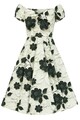 Hearts & Roses London Swing Kleid Taylor Floral Vintage Retro Fit-N-Flare 50er