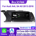 8.8'' Android 14 128GB Autoradio GPS Navi 8Kern IPS WiFi CarPlay für Audi A4 B8 