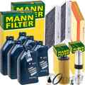 MANN INSPEKTIONSPAKET passend für BMW 1er F40 2er F45 X1 F48+ORIGINAL 5W30 ÖL
