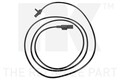 NK Sensor, Raddrehzahl Hinterachse, Links u.a. für MERCEDES-BENZ, VW
