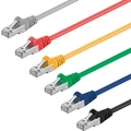 10x 15m CAT5e Kabel F/UTP Patchkabel Gigabit Ethernet LAN Netzwerk RJ45 10 Stück