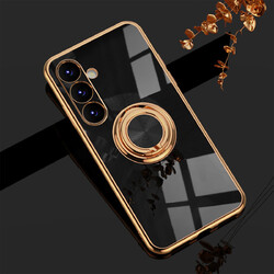 Hülle Für Samsung S25 Edge/Ultra S24 FE S23 A16 A36 A56 Ring Silikon TPU Case