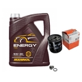 MAHLE Ölfilter 5 L MANNOL Energy 5W-30 für Renault Laguna II Grandtour 3.0 V6