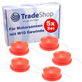 5x Doppelfadenkopf Fadenspule mit Tippautomatik Motorsense Rasentrimmer 83070