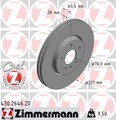 2x ZIMMERMANN Bremsscheibe COAT Z 430.2646.20 für OPEL INSIGNIA Z18 Sports Sport