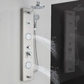 Edelstahl Duschpaneel set Regendusche Massage Duschsäule Duscharmatur mit Brause