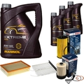 BOSCH Inspektionspaket 8 L MANNOL Extreme 5W-40 für Renault Master III Kasten