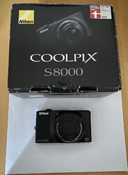 Nikon Coolpix S8000 14,1 MP Digitalkamera, Schwarz