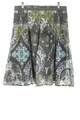STREET ONE High Waist Rock Damen Rock Gr. DE 36 khaki-türkis-wollweiß
